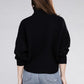 Viscose Dolman Sleeve Turtleneck Sweater