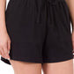 Cotton Drawstring Waist Shorts with Pockets