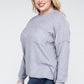 Plus Ribbed Brushed Melange Hacci Sweater