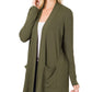 Slouchy Pocket Open Cardigan