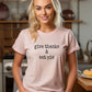 Give Thanks and Eat Pie Graphic Crew Tee