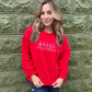 Merry Christmas Embroidered Sweatshirt