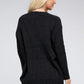 Melange Open Front Sweater Cardigan