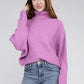 Viscose Dolman Sleeve Turtleneck Sweater