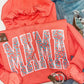 Coral Leopard Mama Hoodie