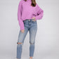 Viscose Dolman Sleeve Turtleneck Sweater