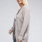 Melange Open Front Sweater Cardigan