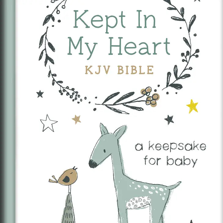 Kept In My Heart- Keepsake Bible for Baby