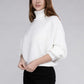 Viscose Dolman Sleeve Turtleneck Sweater