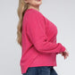 Plus Ribbed Brushed Melange Hacci Sweater