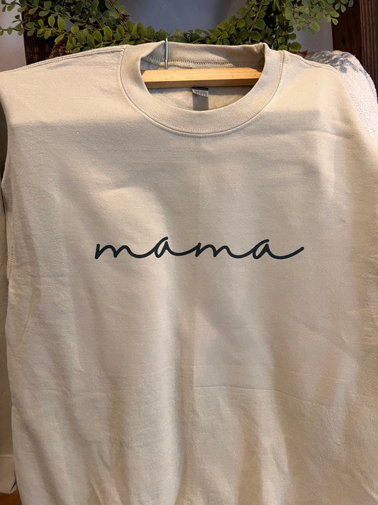 Mama sweatshirt with birth month flower