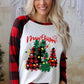 Red Christmas Tree Plaid Pajamas WS RTS