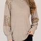 Light Beige Sequin Top WS RTS