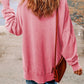 Pink Sequin Santa Split Sweatshirt RTS