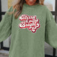 Green Merry and Bright Corded Pullover RTS