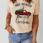 Khaki Christmas Truck Tee RTS