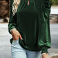 Mock Neck Puff Sleeve Blouse RTS