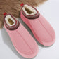 Pink Suede Plush Lined Shoes RTS