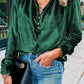 Blackish Green Velvet Top WS RTS