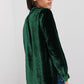 Blackish Green Velvet Top WS RTS