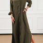 Casual Split Maxi Dress WS RTS