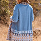 Blue Aztec Cardigan WS RTS