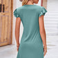 Green Ruffle Sleeve Dress WS RTS