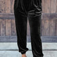 Black Velvet Jogger Pants WS RTS