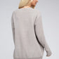 Melange Open Front Sweater Cardigan