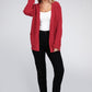 Melange Open Front Sweater Cardigan