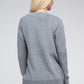 Melange Open Front Sweater Cardigan