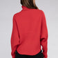 Viscose Dolman Sleeve Turtleneck Sweater