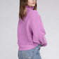 Viscose Dolman Sleeve Turtleneck Sweater