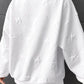 Star Lantern Sleeve Dropped Shoulder Sweatshirt