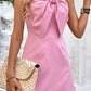 Bow Detail Spaghetti Strap Dress