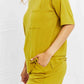 Zenana In The Moment Full Size Lounge Set in Olive Mustard