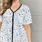 MOON NITE Quilted Quivers Button Down Sleepwear Dress