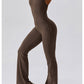 Cutout Wide Strap Bootcut Active Jumpsuit