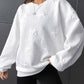 Star Lantern Sleeve Dropped Shoulder Sweatshirt